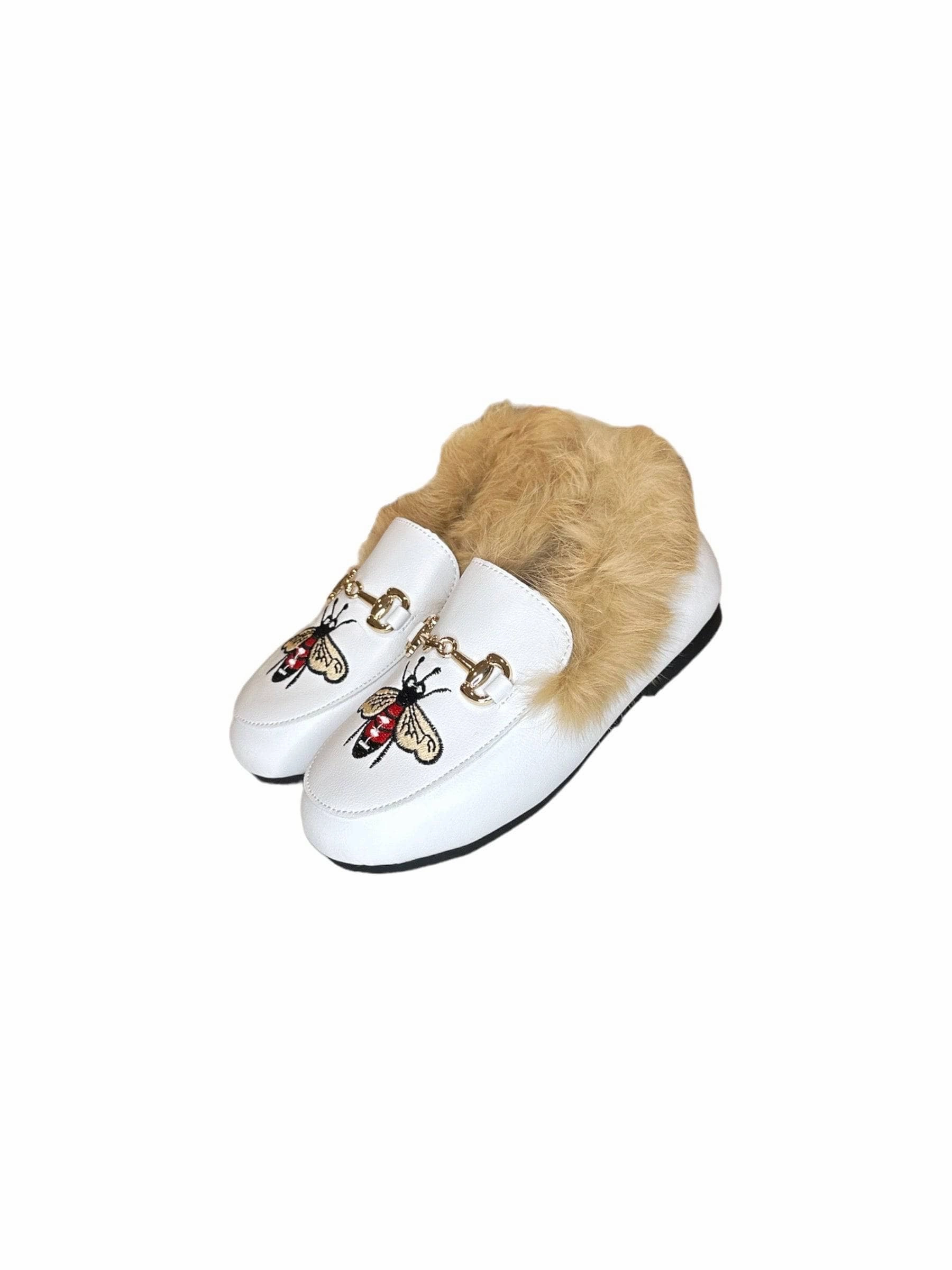 Queen Bee Faux Fur Loafer Bonded Seam Technology