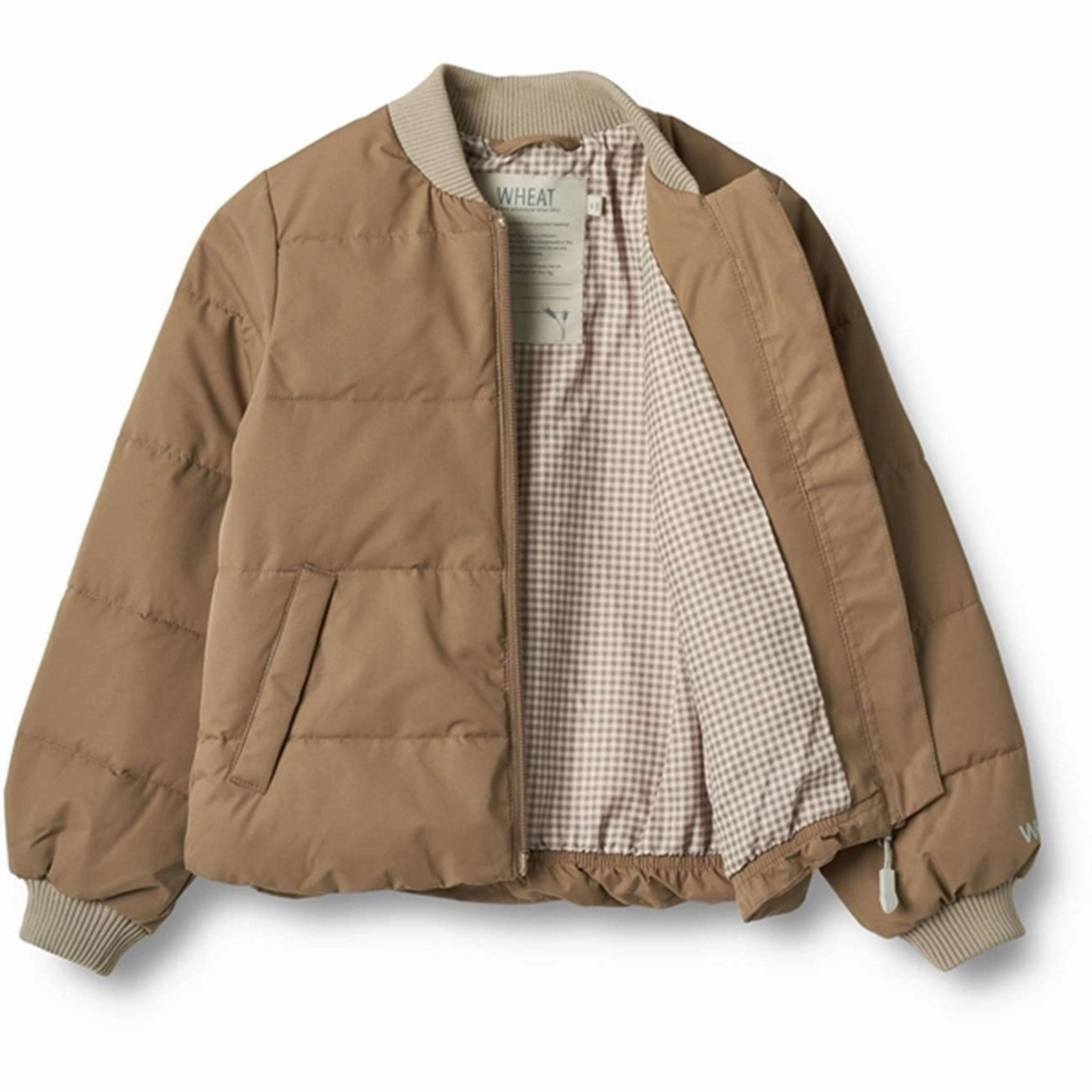 Reinforced Stitching Wheat Jacket Malo Summer Puffer Golden Brown