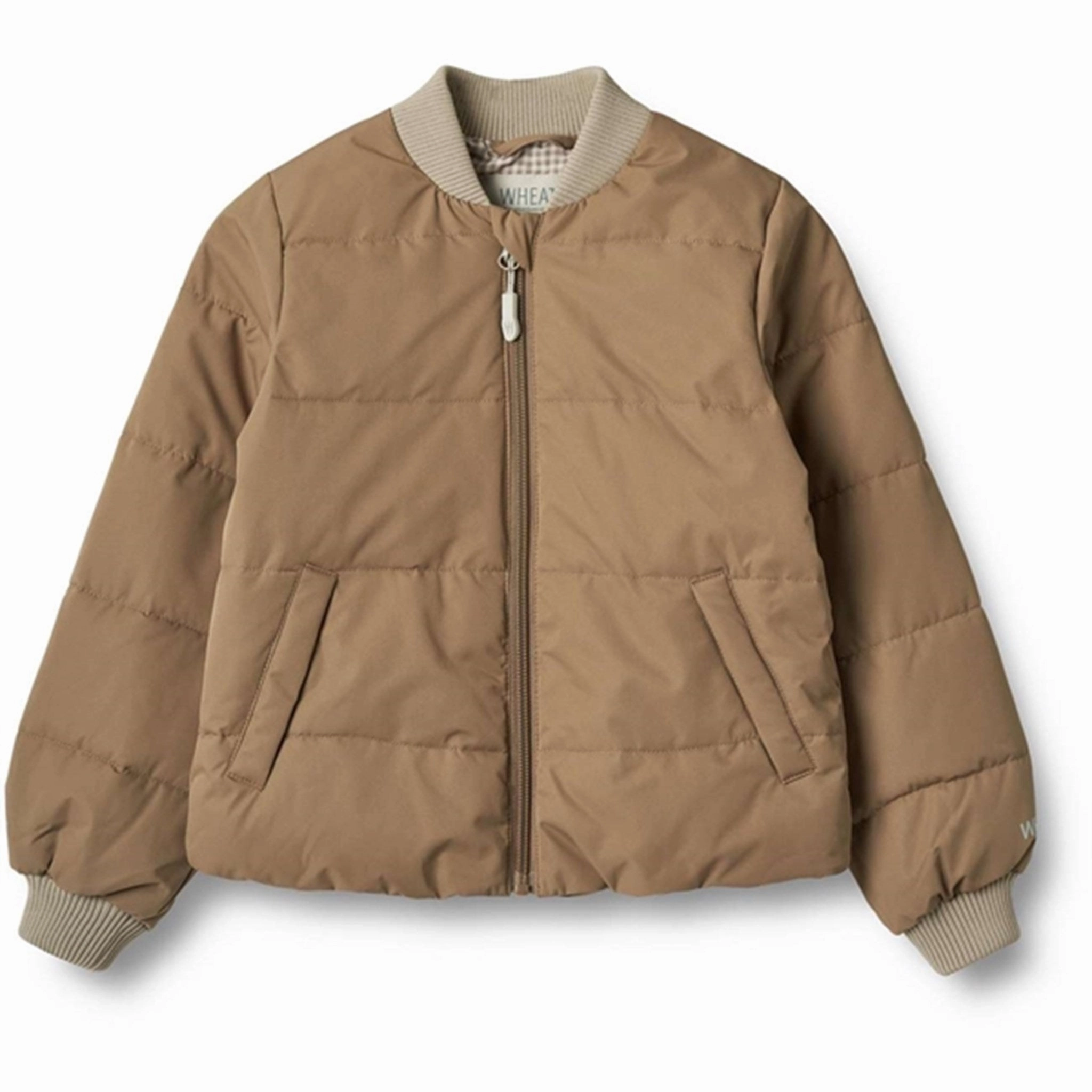 Odor Resistant Finish Reflective Zippers Wheat Jacket Malo Summer Puffer Golden Brown