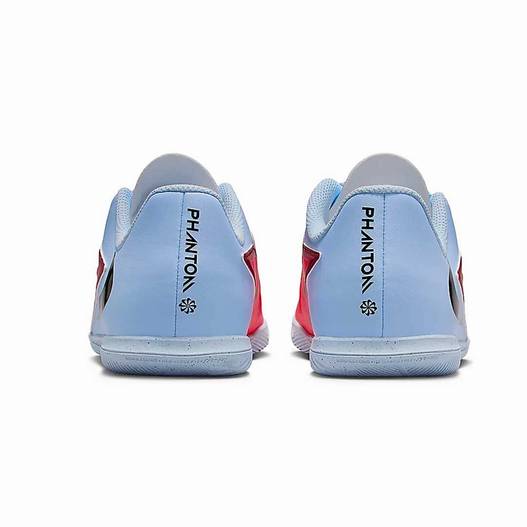 Nike - Kids' (Preschool & Junior) Phantom 6 Low Club Indoor Court Shoes (HQ2031 400) Stabilizing Heel Clip