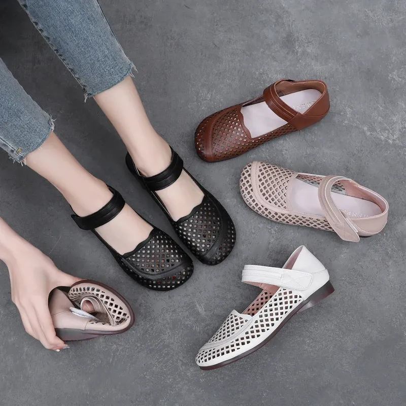 USS Shoes Gyngy Women's Soft Sole Non-slip Flat Sandals