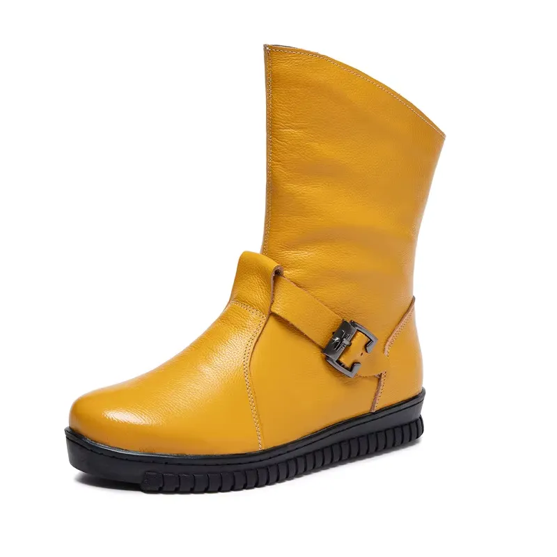 USS Shoes Minerva Women's Flat Leather Boots