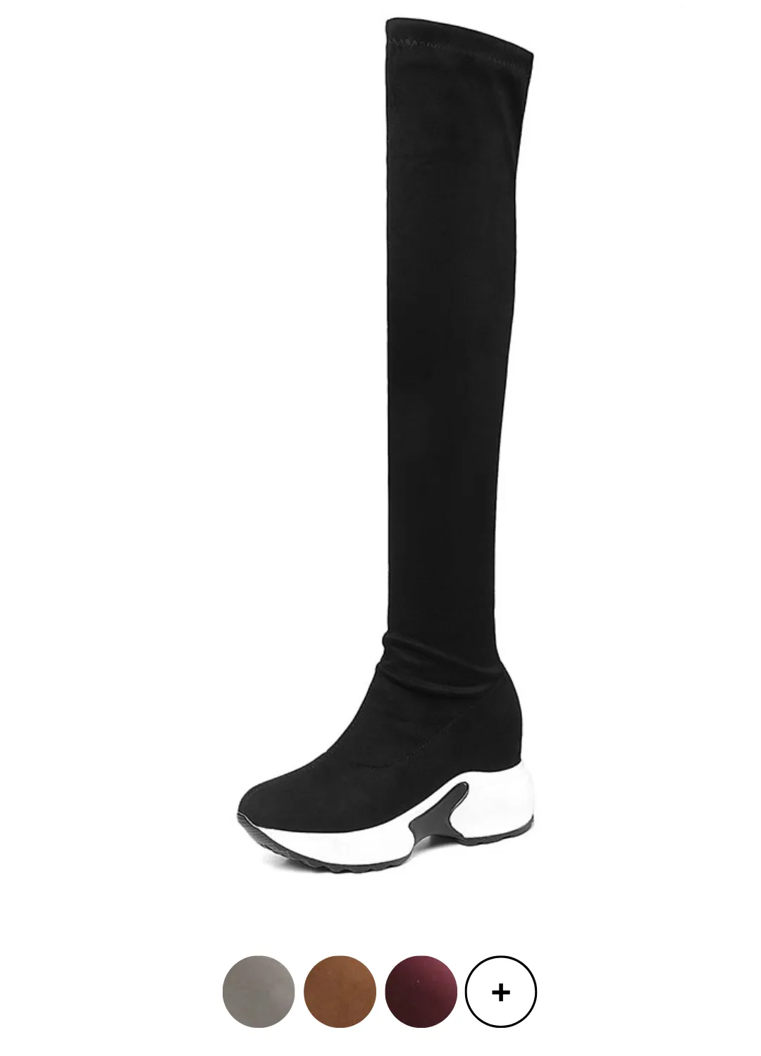 USS Shoes Yexy Women's Stretch Fabrics Over The Knee Boots