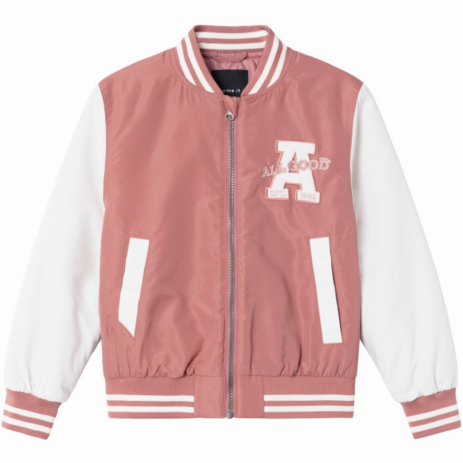 LightweightConstruction Name It Withered Rose Main Bomber Jacket