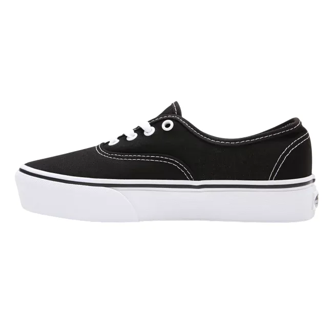 ice hockey shoes Vans Authentic Platform Donna Tela VN0A3AV8BLK | Sneakers nera