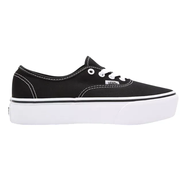 Vans Authentic Platform Donna Tela VN0A3AV8BLK | Sneakers nera individual sport Flexible Sole Unit