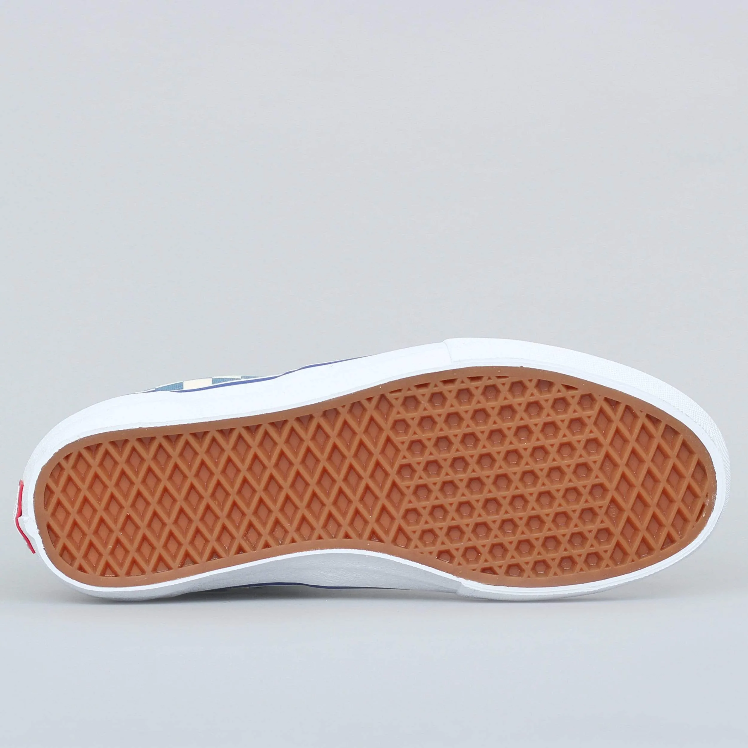 Vans Era Pro Shoes (Checker) Classic White / Blue