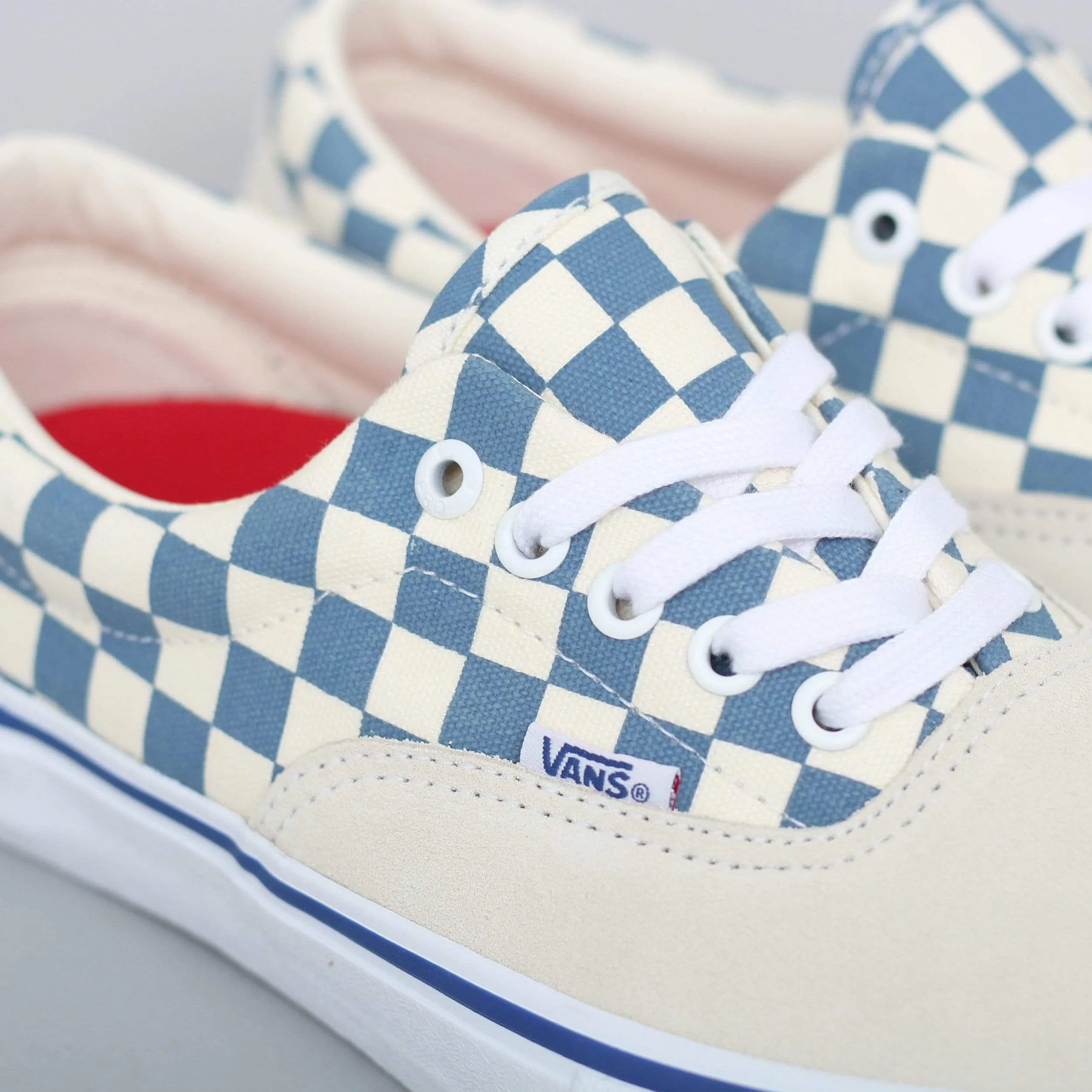 Vans Era Pro Shoes (Checker) Classic White / Blue