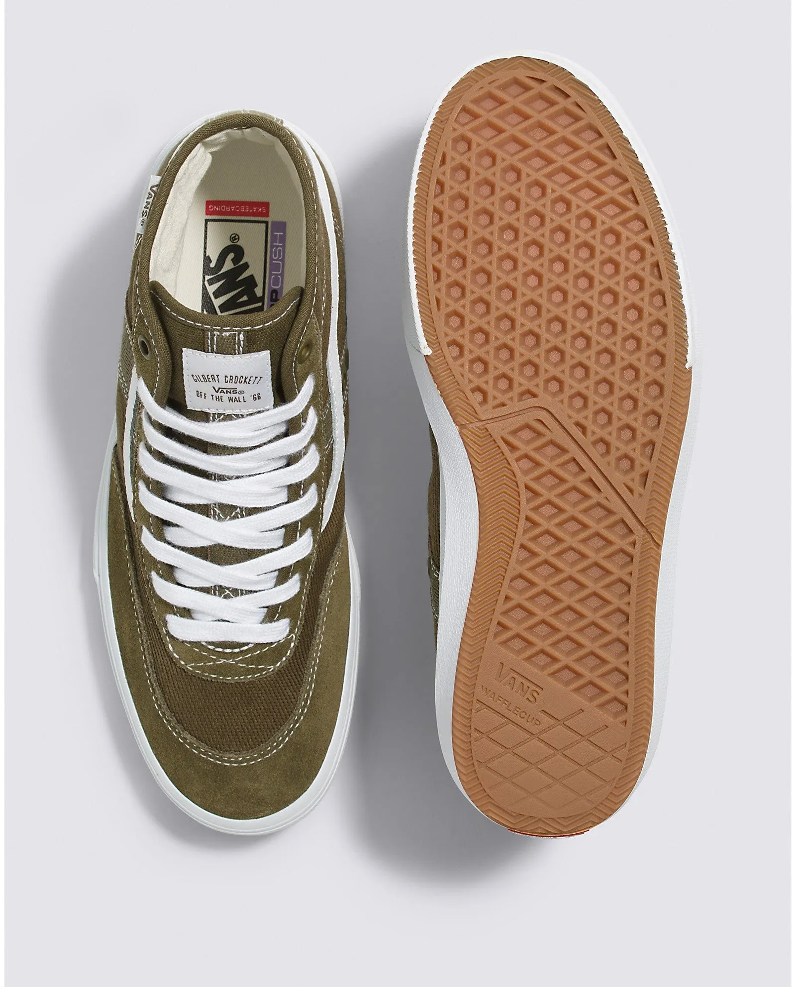 Vans Gilbert Crockett High Skateboard Shoe - Dark Olive