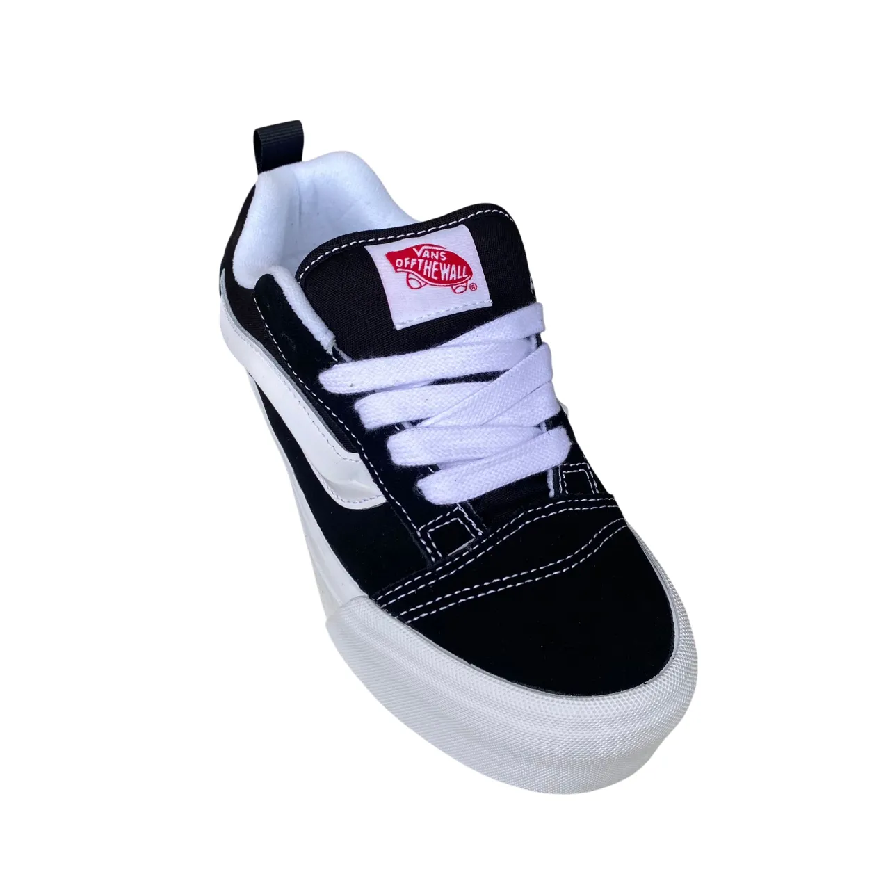 adjustable shoe fit special - running Vans Knu Stack Donna VN000CP66BT1 | Sneakers Zeppa Nero-Bianco
