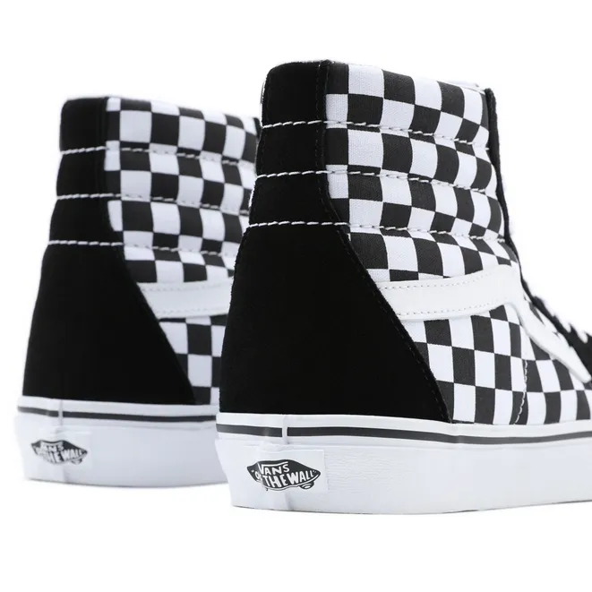 Vans scarpa sneaker alta per uomo e donna SK8-HI VN0A32QGHRK1 quadri bianco nero running for health running shirts