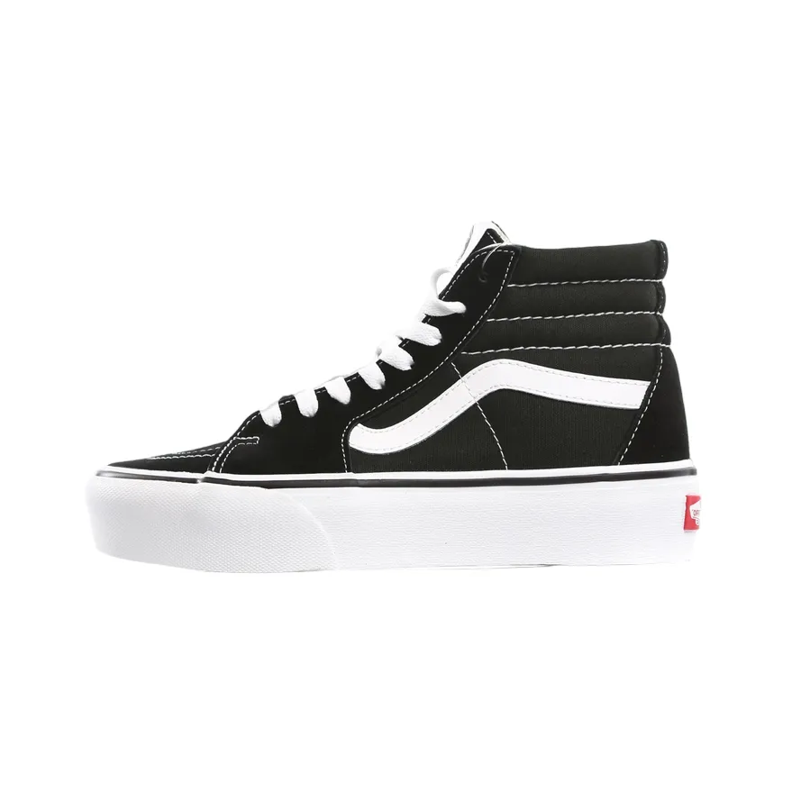 Advanced Technology Vans scarpa sneakers alta da donna con zeppa Sk8-Hi Platform 2 VN0A3TKN6BT1 nero-bianco