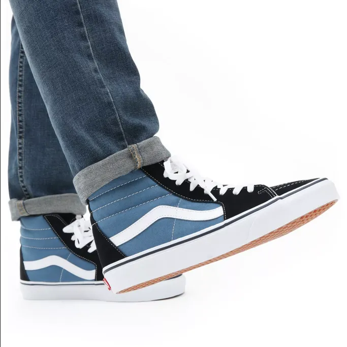 Vans scarpa sneakers alta per uomo e donna SK8-Hi VN000D5INVY1 blu stress - relief running shoe motivation