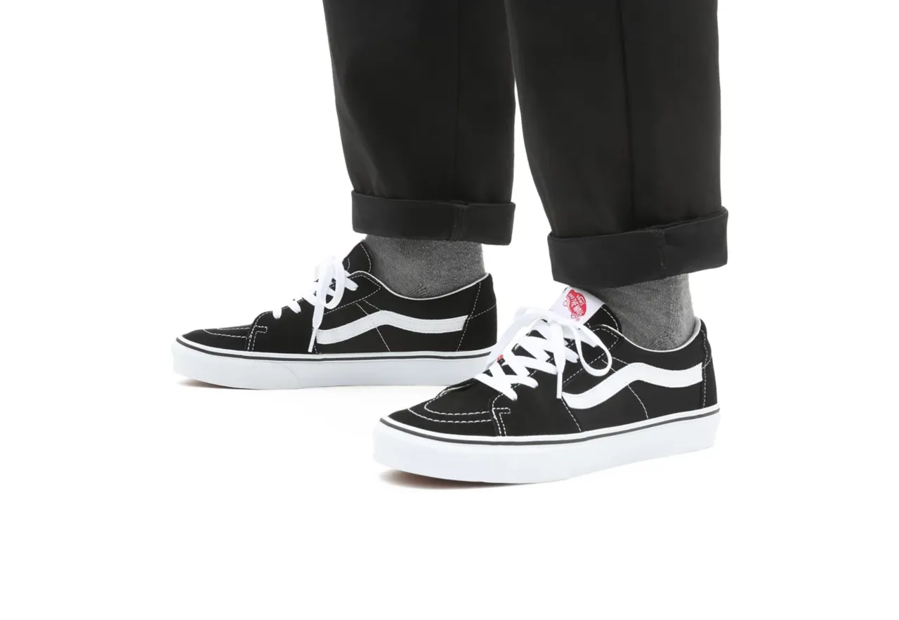 plyometric shoes tennis - compatible shoes Vans scarpa sneakers bassa unisex Sk8-Low VN0A4UUK6BT1 nero-bianco