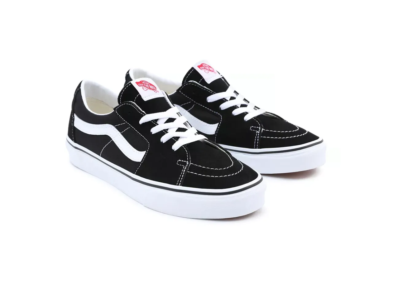 running on gravel shoes Vans scarpa sneakers bassa unisex Sk8-Low VN0A4UUK6BT1 nero-bianco