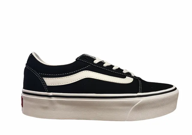 Vans scarpa sneakers con zeppa da donna Filmore Hi Platform VN0A5EM71871 nero bianco running in clean tracks shoes