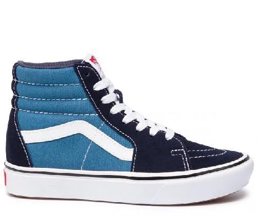 Vans scarpa sneakers da adulti Comfycush Sk8-Hi vn0a3wmbvnt1 blu Good Traction Ergonomic Toe Box