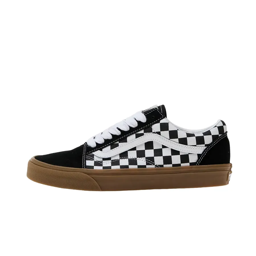 Adaptive Fit System Walk Comfort Vans scarpa sneakers da adulti Old Skool con quadri VN0A2Z42BM81 nero-bianco