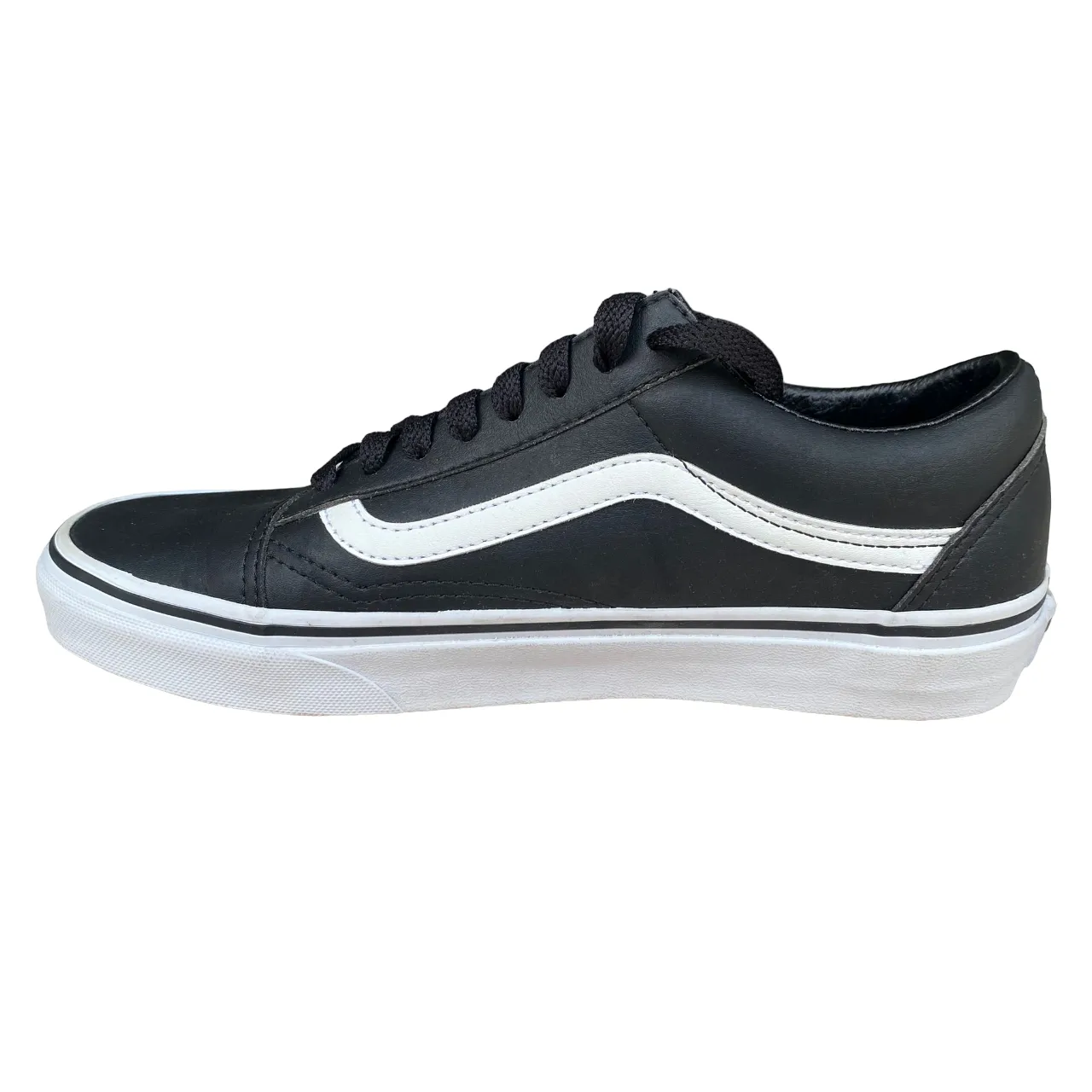 Multi Layer Mesh Ventilation Carbon Fiber Integration Vans scarpa sneakers da adulti Old Skool in pelle VN0A38G1NQR nero-bianco