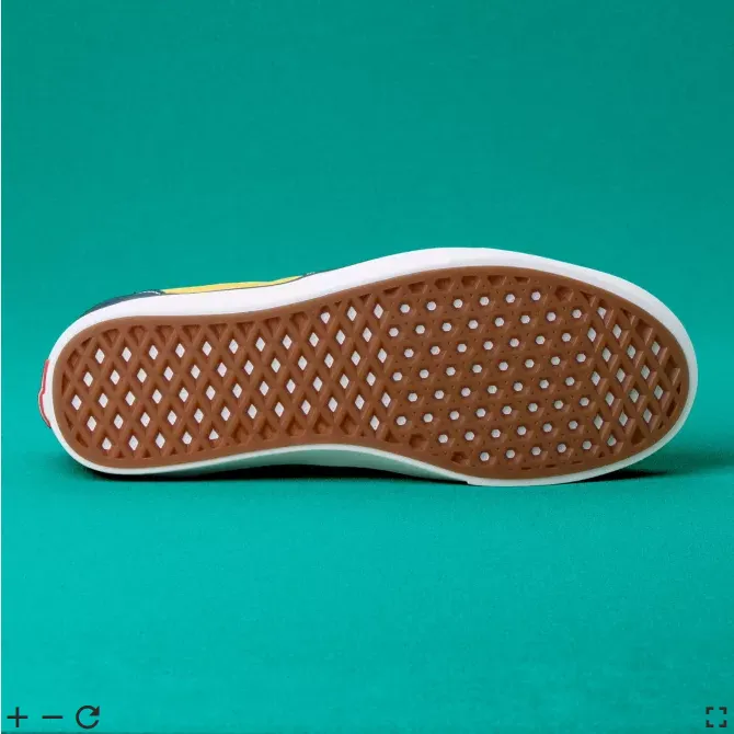 running shoes for treadmill users Vans scarpa sneakers da adulto ComfyCush Era VN0A3WM9V9X1 blu-giallo