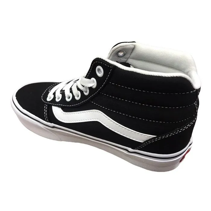 Canvas Upper Lightweight frame construction Vans scarpa sneakers da donna con zeppa Ward Hi in tela VN0A4BUC1WX1 nero bianco