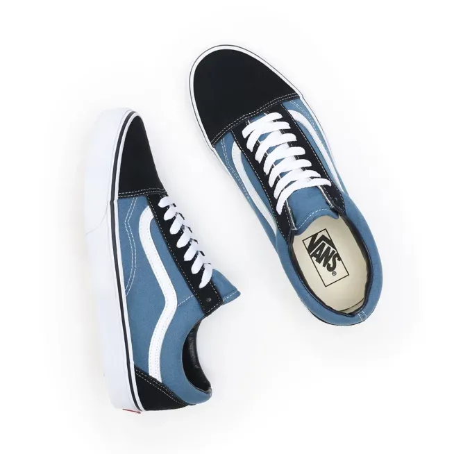 easy - to - wear shoes carbon - fiber plate Vans sneakers unisex Old Skool VN000D3HNVY navy