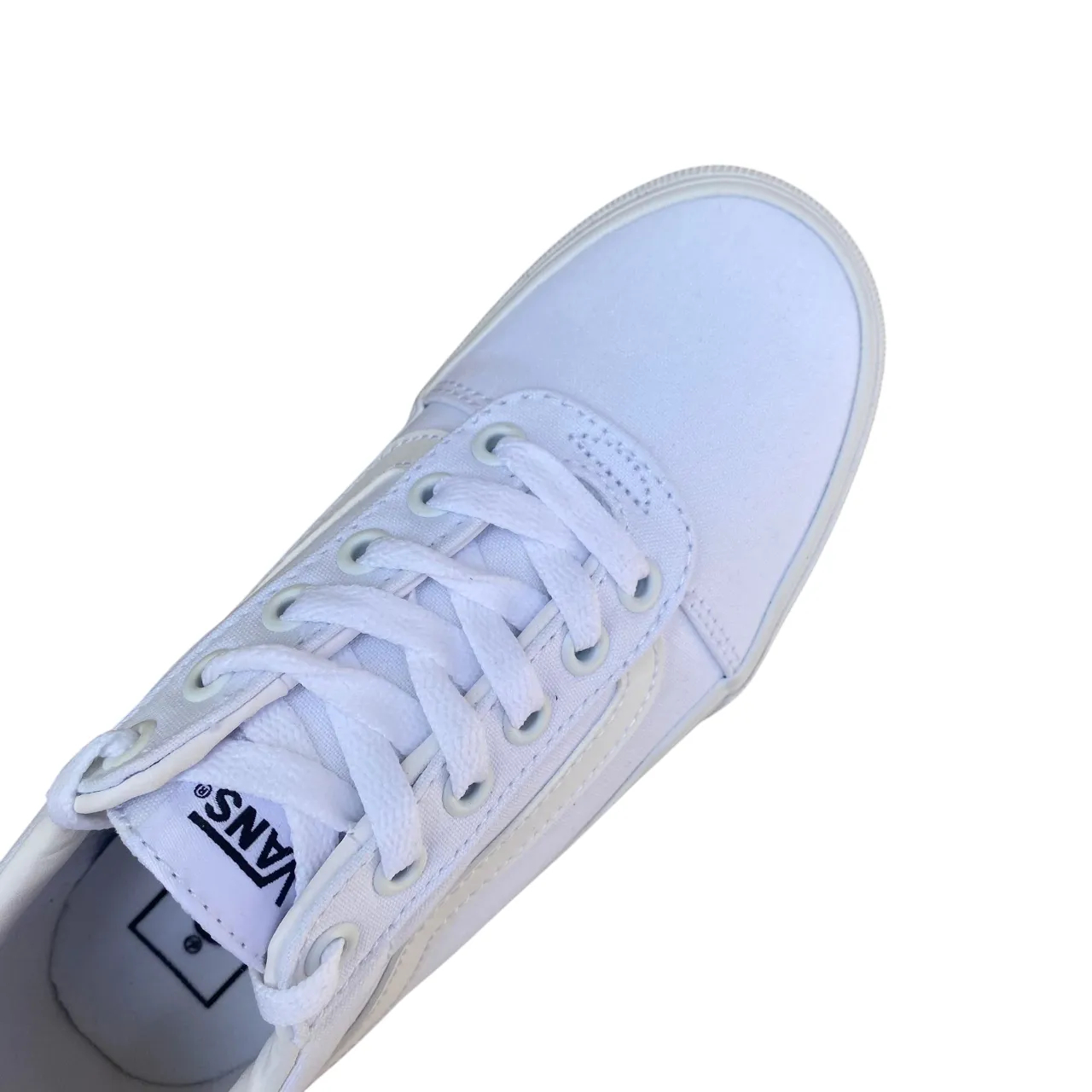 Vans Ward Platform VN0A3TLC0RG1 - Sneakers Donna Bianche Canvas Fabulous color improve traction