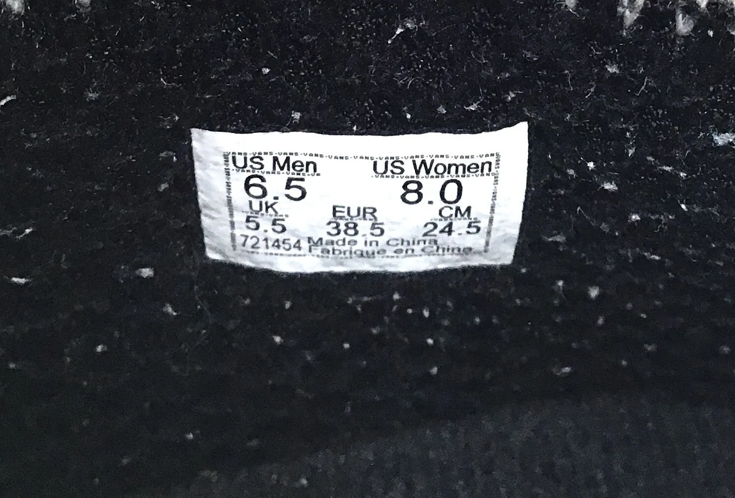 Vans Women's Black Brown Snow Boots - Size 8
