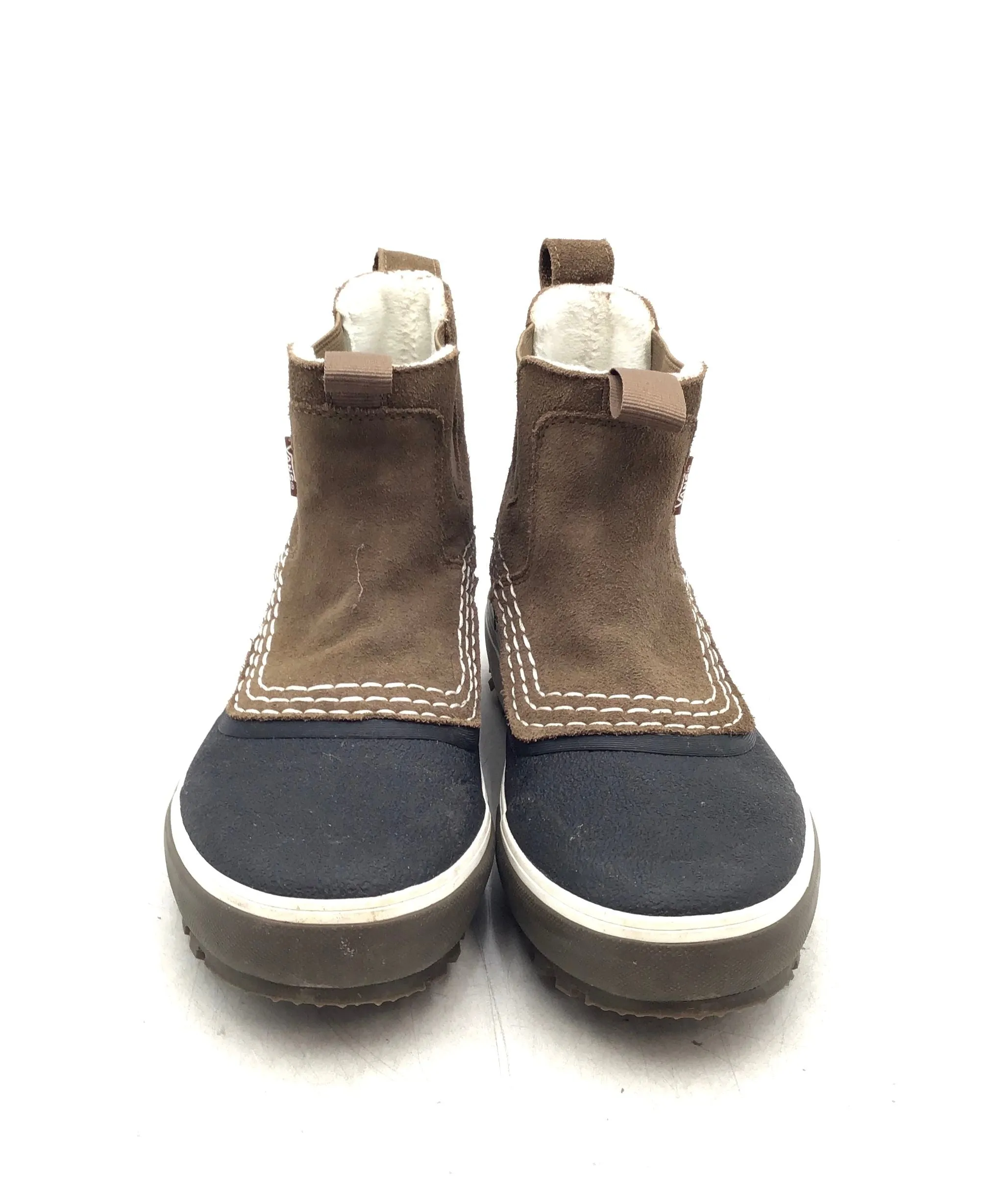 Vans Women's Black Brown Snow Boots - Size 8