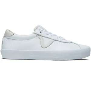 VANS Women's Skate Sport Shoes Leather / Vintage White