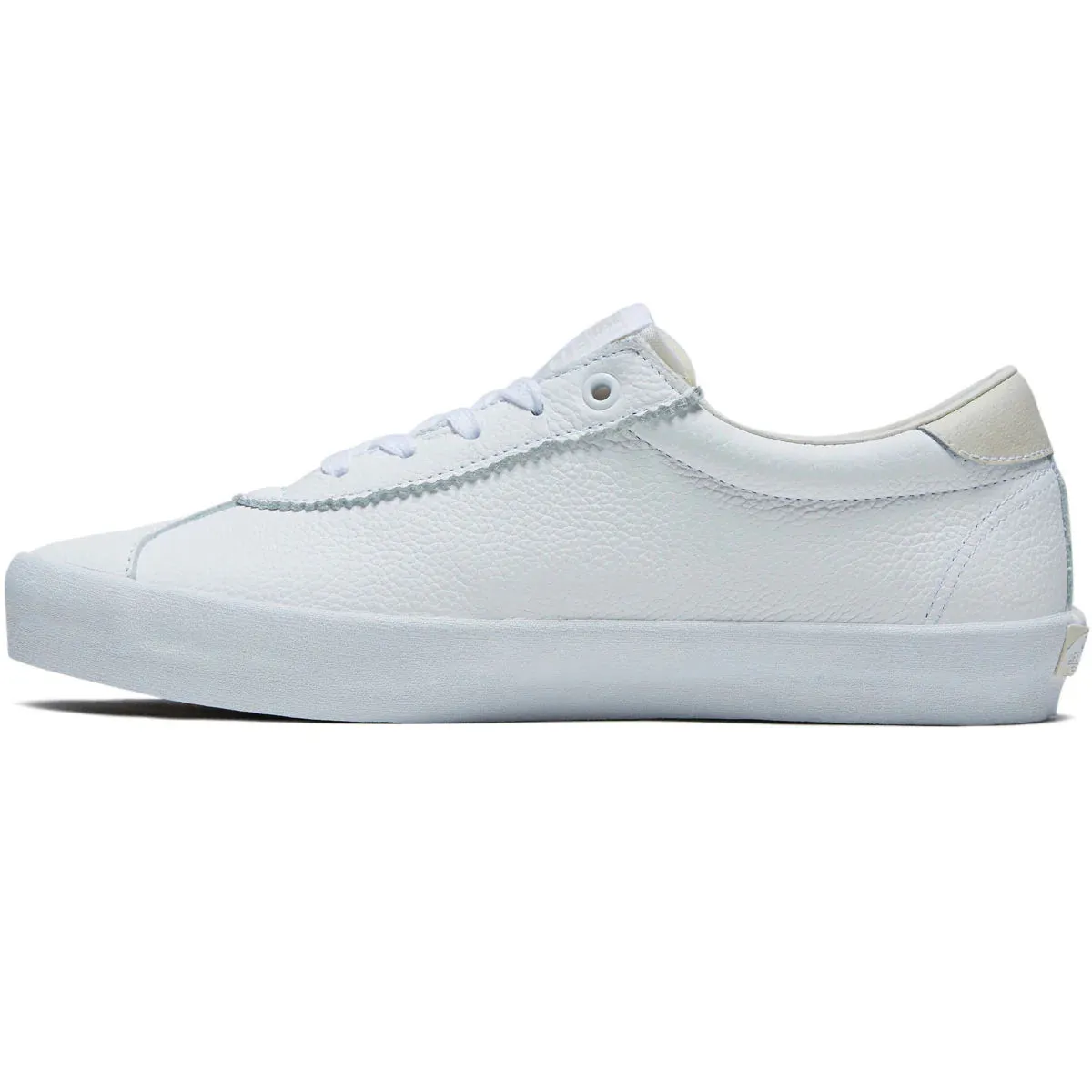 VANS Women's Skate Sport Shoes Leather / Vintage White