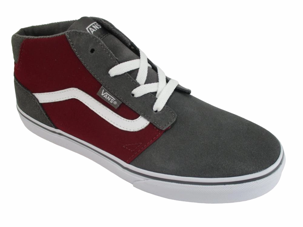 running in a dune area shoes Vans scarpa sneakers da bambino Chapman Mid VN0A38J4R7V grigio-bord??