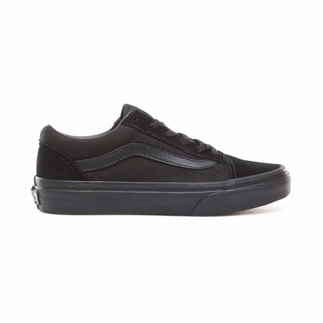 Anti Odor Tech straps Vans scarpa sneakers da ragazzi Old Skool VN000W9TENR nero