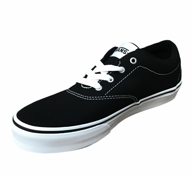 Vans scarpa sneakers da ragazzo MY Ward Platform in Canvas VN0A4UUV1871 nero bianco loose - fit Compression Zoned Cushion