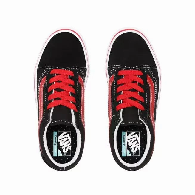 travelers' shoes Vans sneakers da ragazzo Old Skool ComfyCush Pop VN0A4UHA4HJ1 nero-rosso