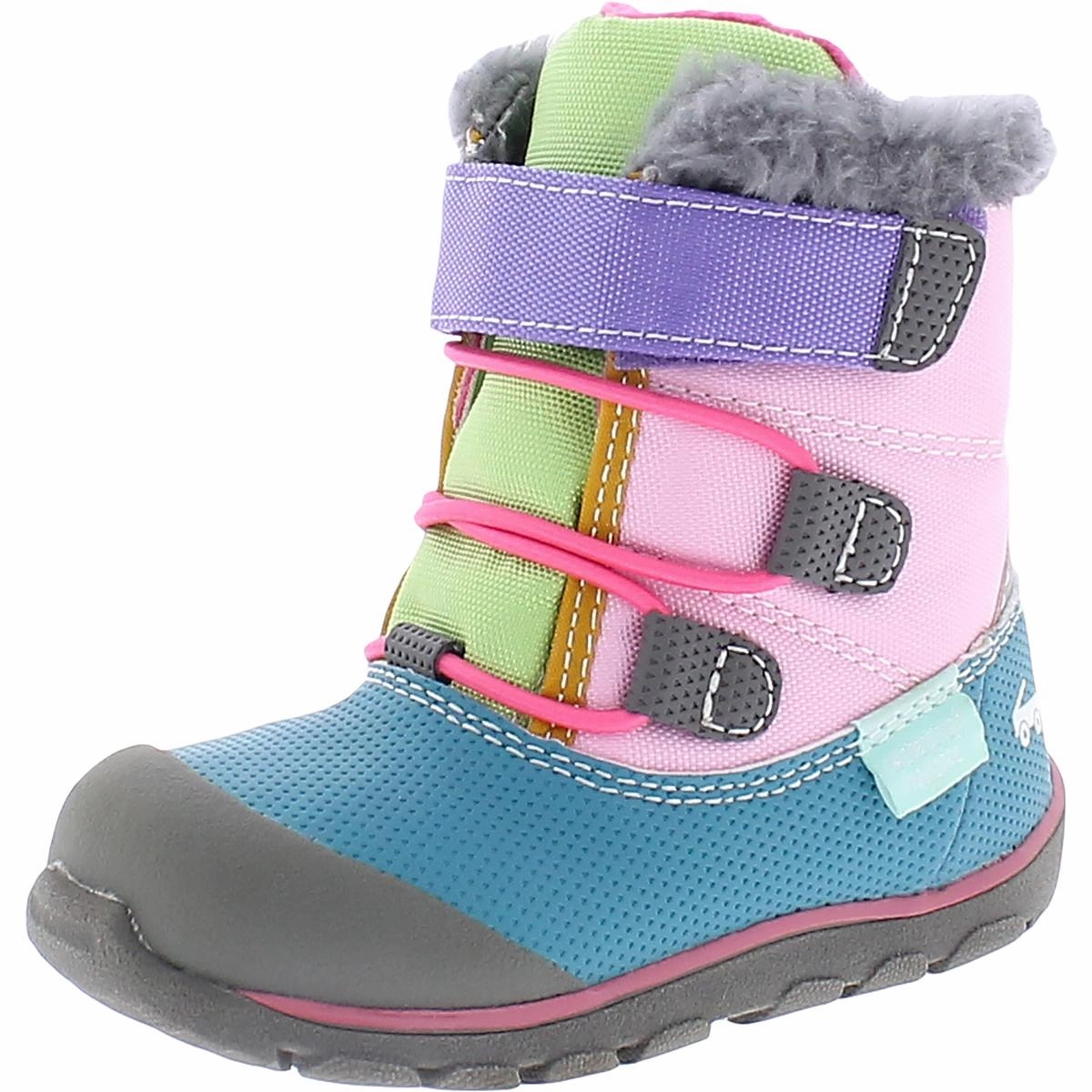 Dynamic Heel Cup Gilman WP/IN Girls Pattern Waterproof Winter Boots