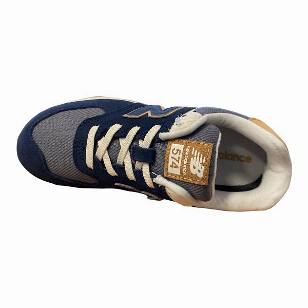 Carbon Fiber Reinforcement New Balance sneakers da ragazzo GC574AB1 navy-grey