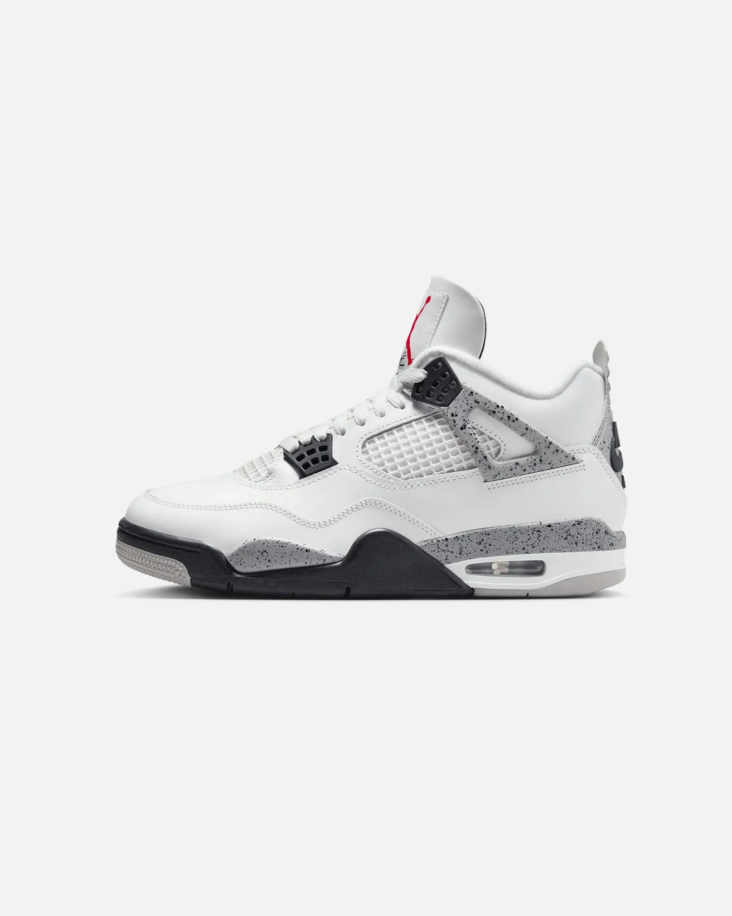 Jordan Air Jordan 4 Retro OG Remastered "White Cement" Summit White/Fire Red/Cement Grey Anatomical Footbed