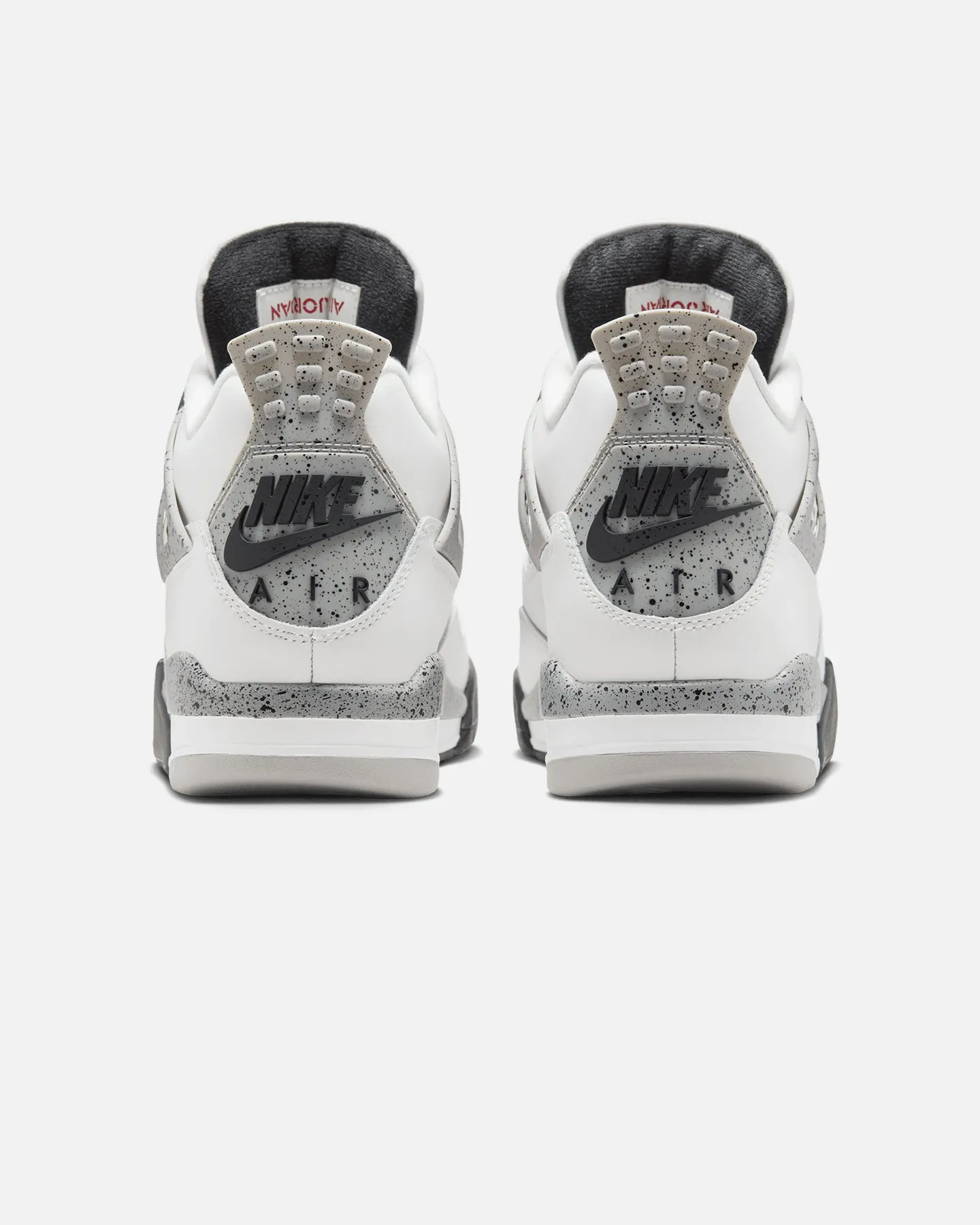 Casual Shoes Practical Jordan Air Jordan 4 Retro OG Remastered "White Cement" Summit White/Fire Red/Cement Grey