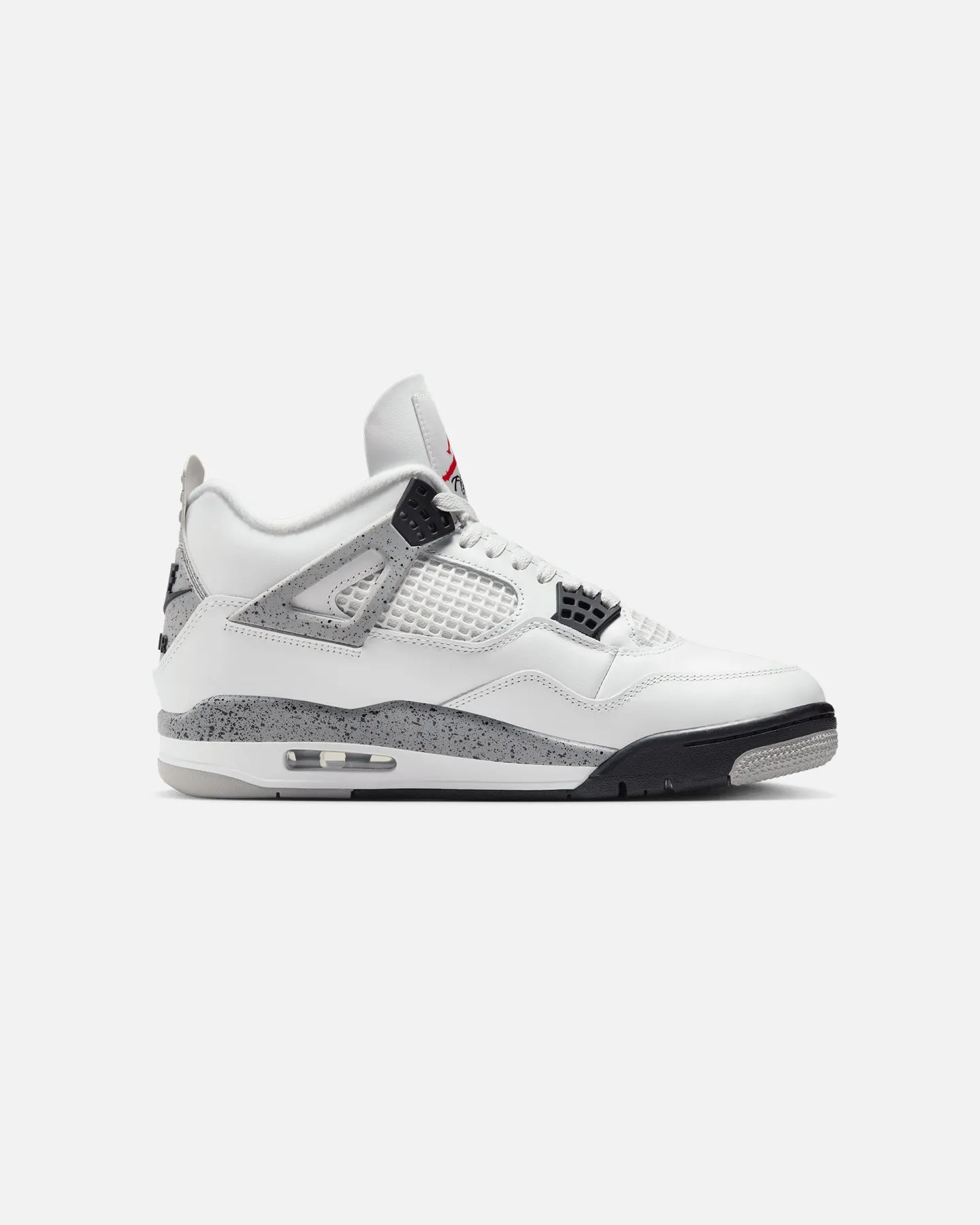 Jordan Air Jordan 4 Retro OG Remastered "White Cement" Summit White/Fire Red/Cement Grey Motion Ease