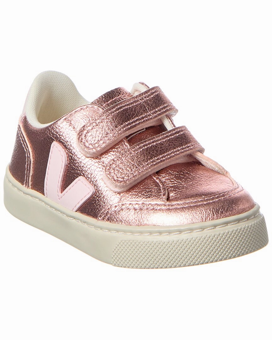 Neutral Stride Design Better Form VEJA Small V-12 Chromefree Leather Sneaker