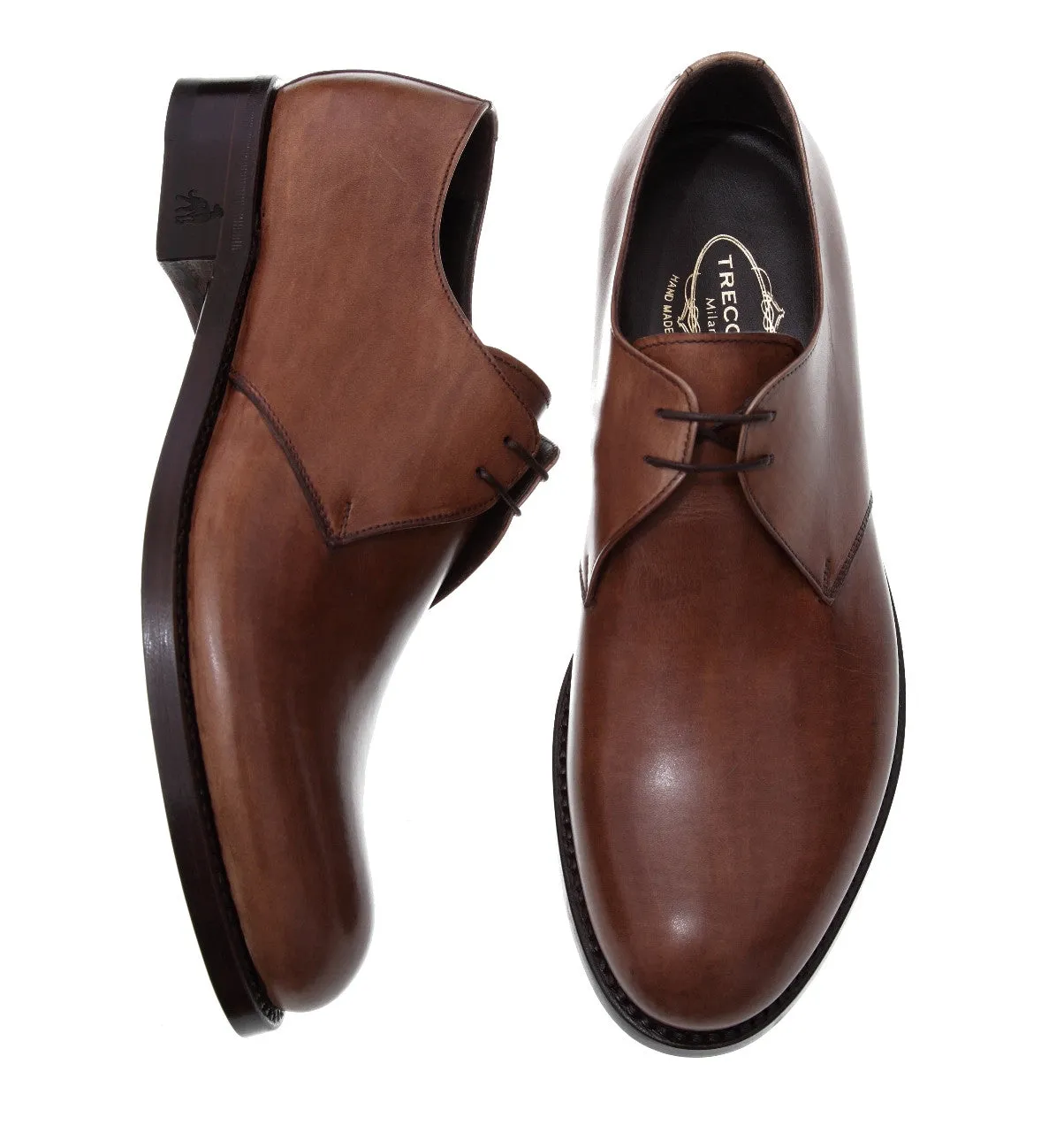Veneto Betis Leather Derby Shoes