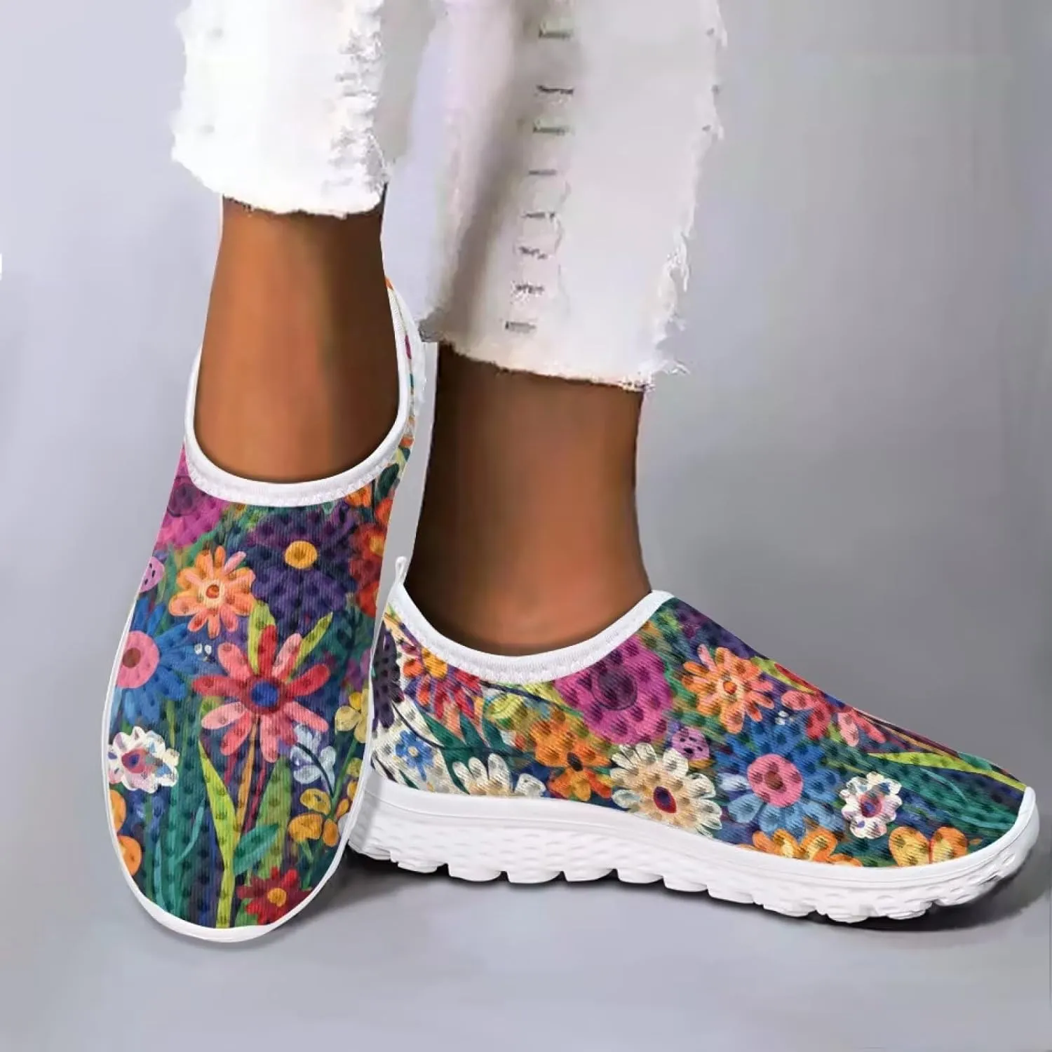 Veniyate Lightweight DailyShoes Women Men Pull on Summer Beach Aqua Footwear Athletic Sports Shoes