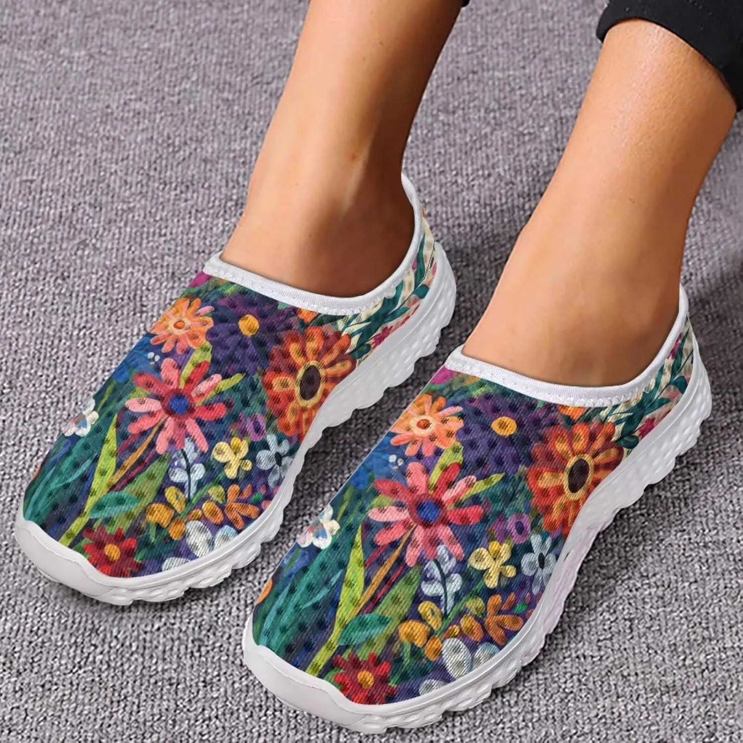 Veniyate Lightweight DailyShoes Women Men Pull on Summer Beach Aqua Footwear Athletic Sports Shoes