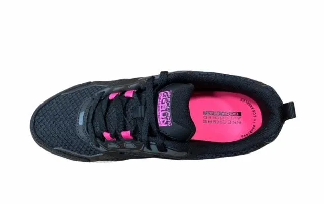 Skechers scarpa da corsa da donna Go Run Consistent 128075/BKPK nero rosa short - distance runners