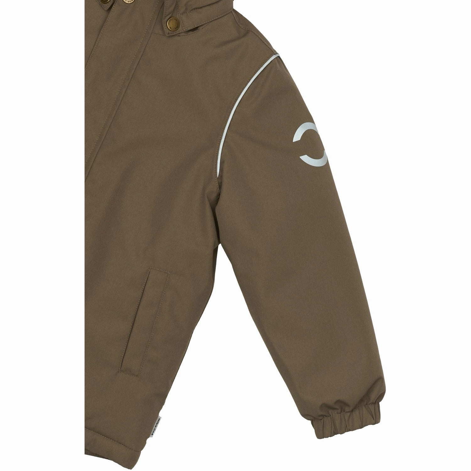 Mikk-Line Chocolate Chip Winter Jacket Solid HighVisibility Trims Waterproof Material