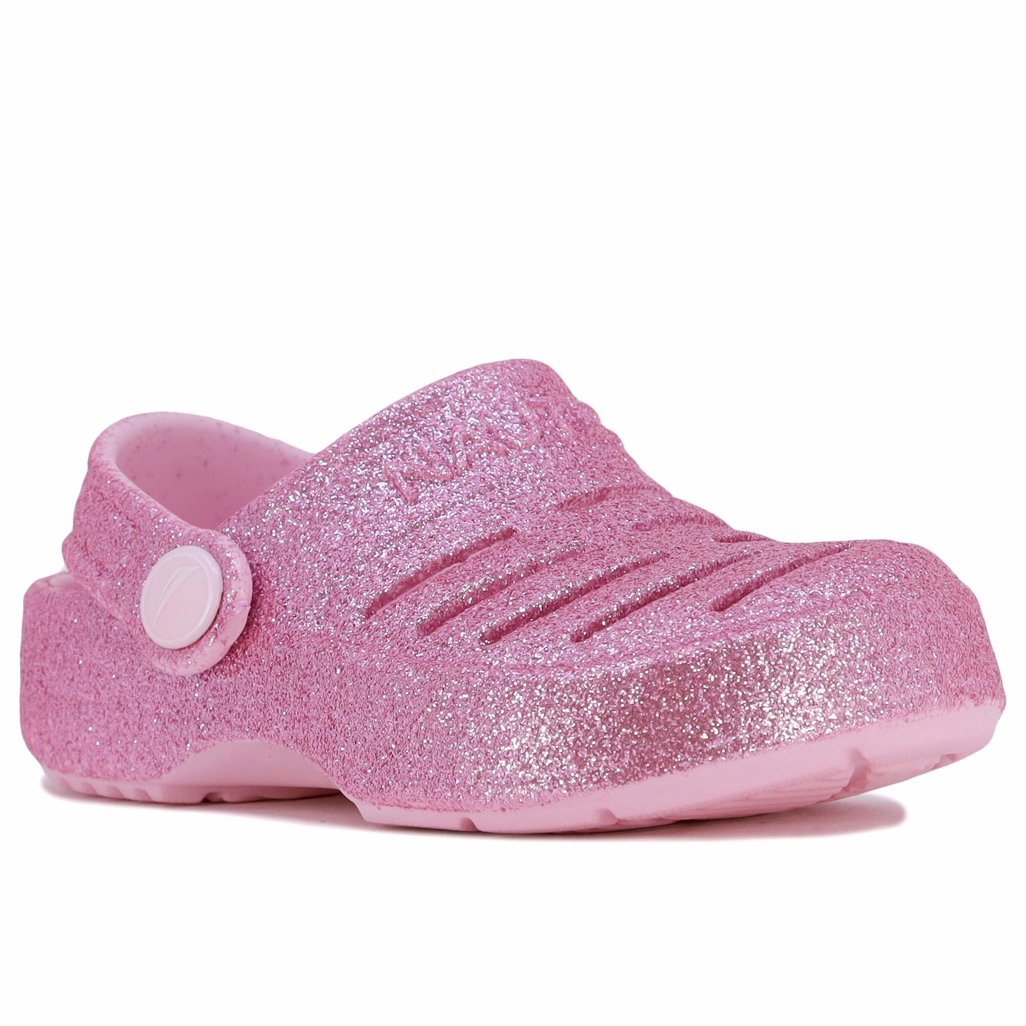 Nautica Girls' Glitter Clog Balanced Build Daily Use