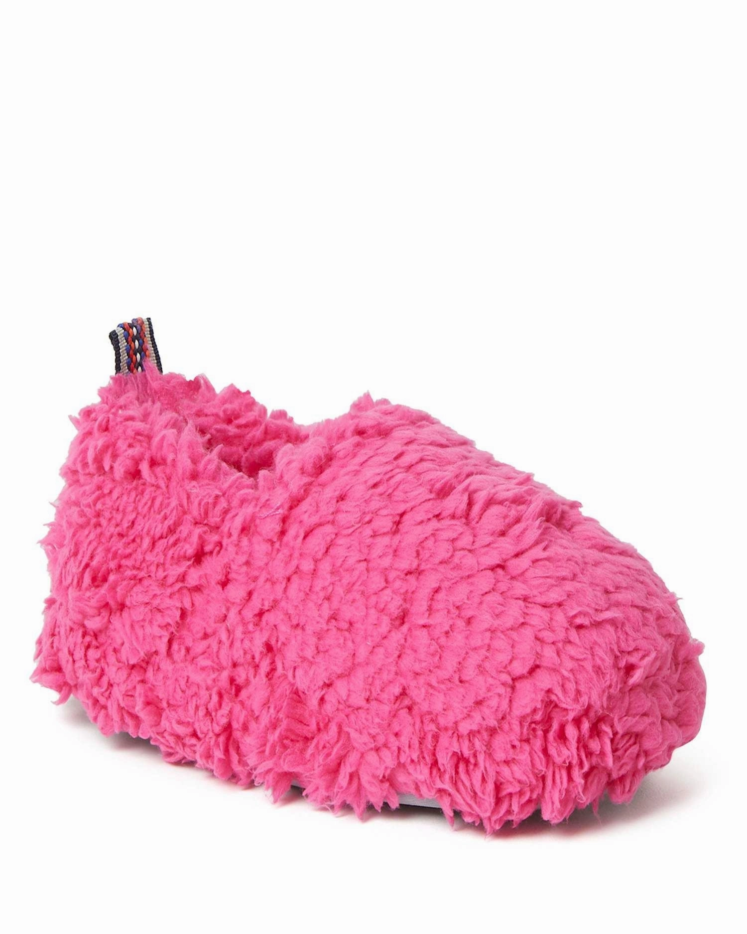Dearfoams Kid's Skye Fuzzy Closed Back House Slipper Core training Stable Form