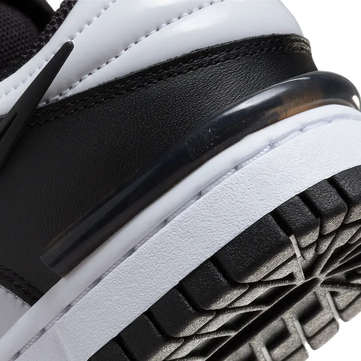Nike scarpa sneakers da donna Dunk Low Twist DZ2794-001 nero-bianco Honeycomb Structure