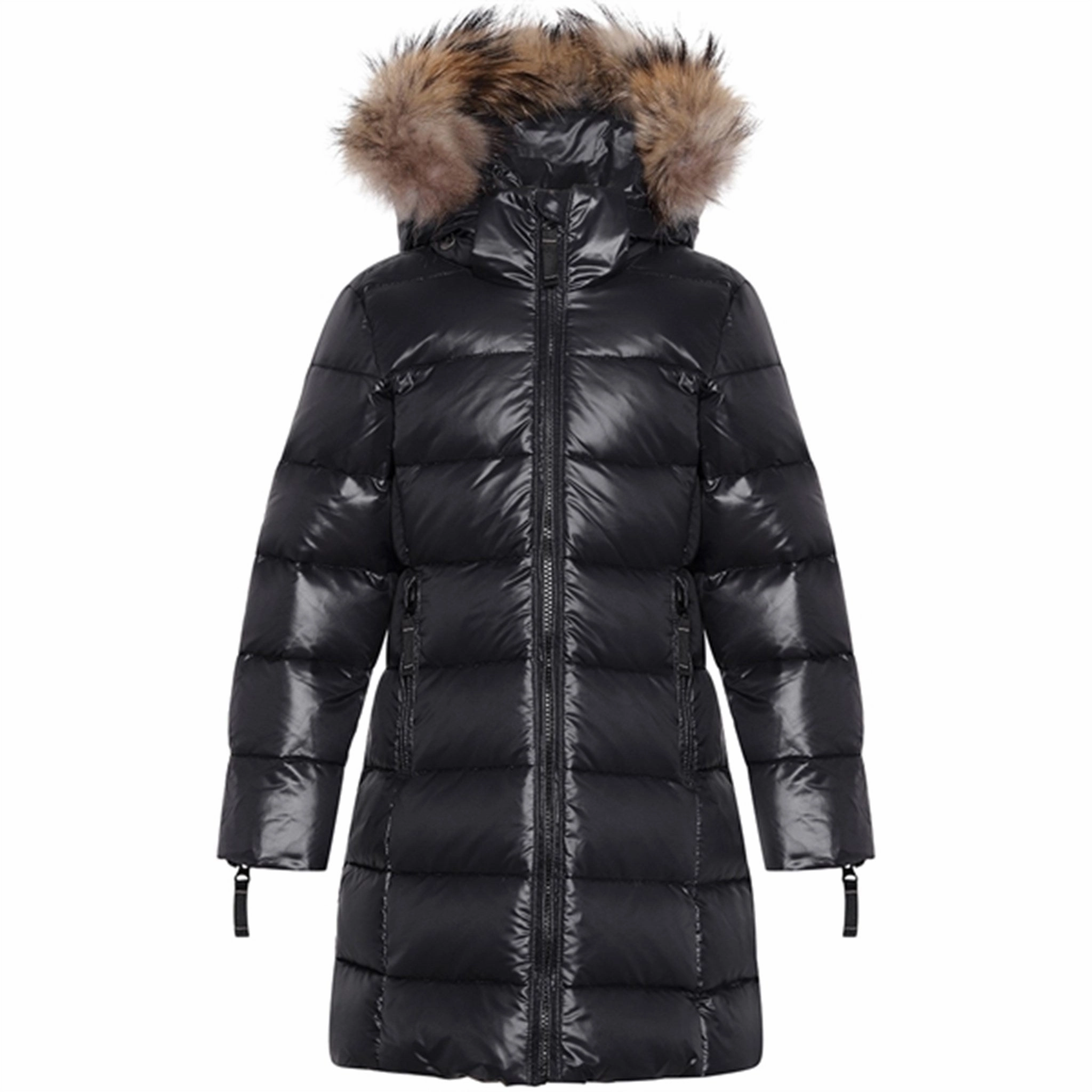 Street Ready Ver de Terre Featherlight Girls Dunjakke m. Pels Black